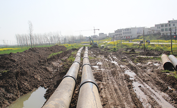四川2021年水厂钢丝网骨架塑料复合管、PE给水管管线建设工程